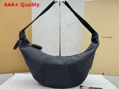 Lemaire Croissant Bag Ash Black Heavy Cotton Canvas Replica