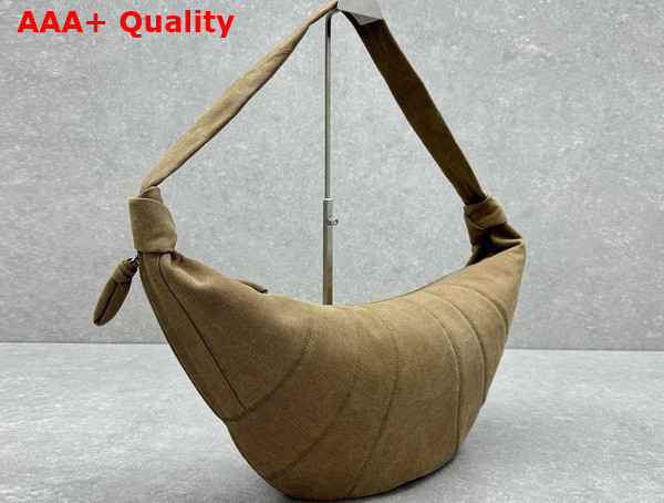 Lemaire Croissant Bag Sisal Heavy Cotton Canvas Replica