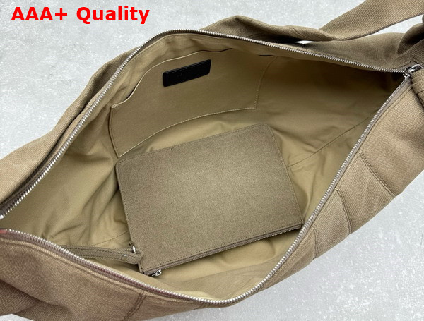 Lemaire Croissant Bag Sisal Heavy Cotton Canvas Replica