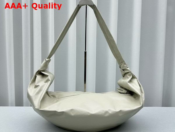 Lemaire Large Soft Croissant Bag in Sage Paper Leather Replica