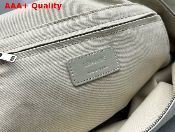 Lemaire Large Soft Croissant Bag in Sage Paper Leather Replica