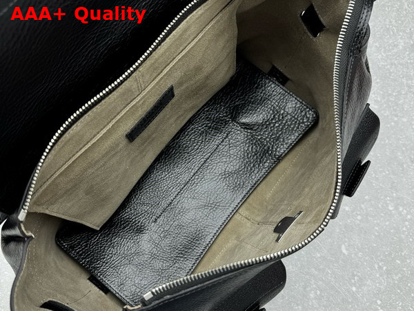 Lemaire Medium Gear Bag Espresso Glossy Vegetable Leather Replica