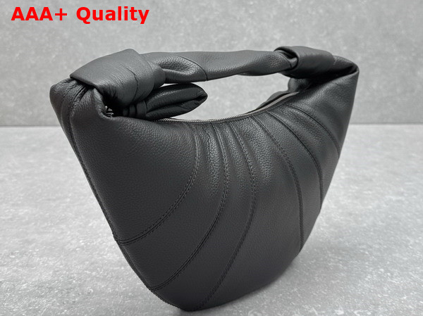 Lemaire Mini Fortune Croissant Bag in Dark Chocolate Soft Grained Leather Replica