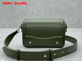 Lemaire Ransel Mini Satchel Khaki Glossy Leather Replica