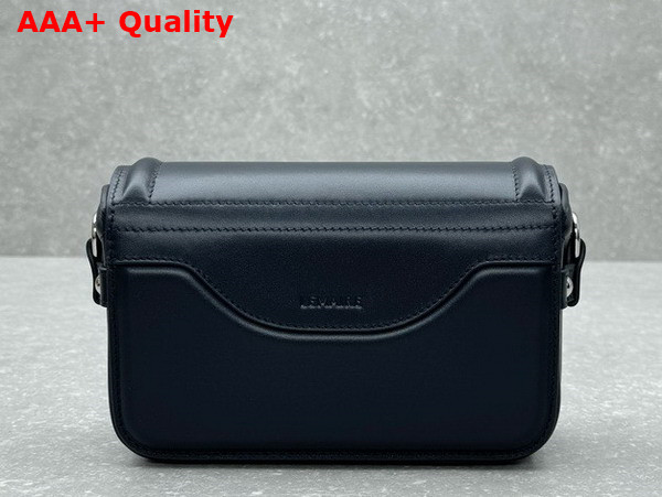 Lemaire Ransel Mini Satchel Midnight Blue Glossy Leather Replica