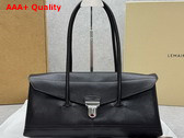 Lemaire Shoulder Gear Bag in Espresso Glossy Vegetable Leather Replica