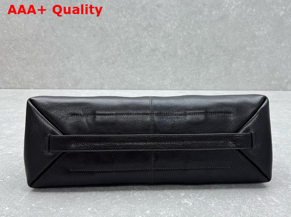 Lemaire Shoulder Gear Bag in Espresso Glossy Vegetable Leather Replica
