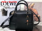 Loewe Amazona 19 Square Bag in Black Nappa Calfskin Replica