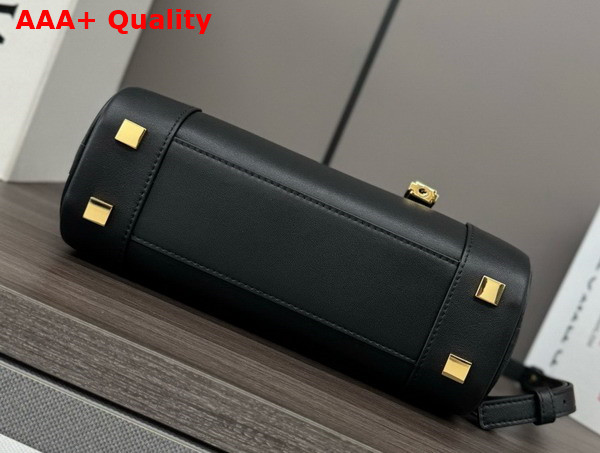 Loewe Amazona 23 Cropped Bag in Black Nappa Calfskin Replica
