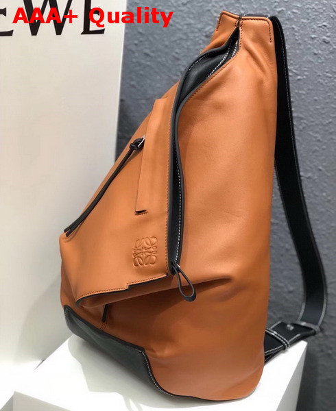 Loewe Anton Backpack Tan Classic Calf Leather Replica
