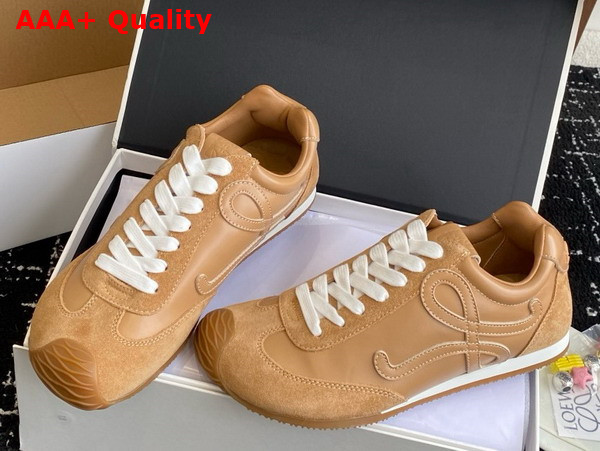 Loewe Ballet Runner 20 in Soft Calfskin Cinnamon Replica