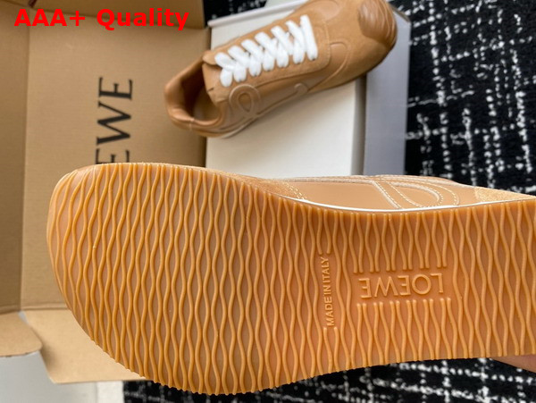 Loewe Ballet Runner 20 in Soft Calfskin Cinnamon Replica