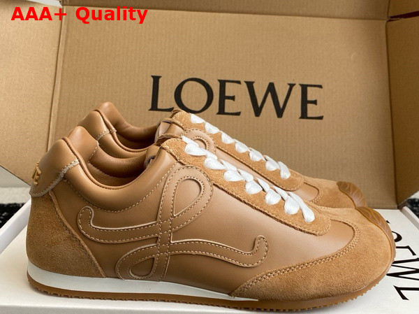 Loewe Ballet Runner 20 in Soft Calfskin Cinnamon Replica