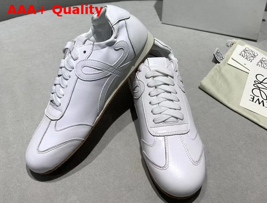 Loewe Ballet Runner in Soft White Lamb Replica