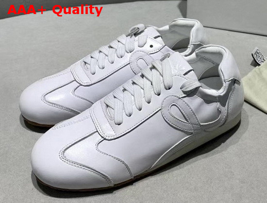 Loewe Ballet Runner in Soft White Lamb Replica