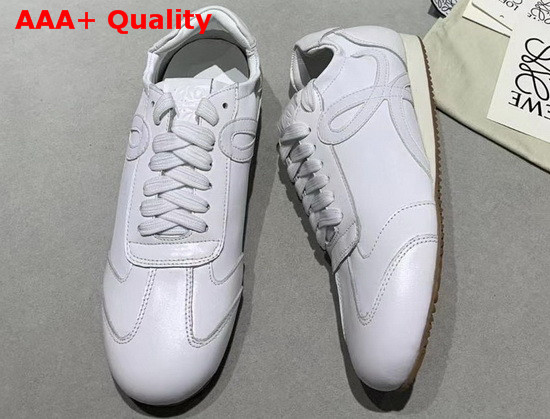 Loewe Ballet Runner in Soft White Lamb Replica