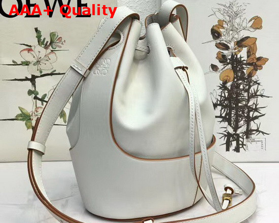 Loewe Balloon Small Bag Soft White Nappa Calf Leather Replica