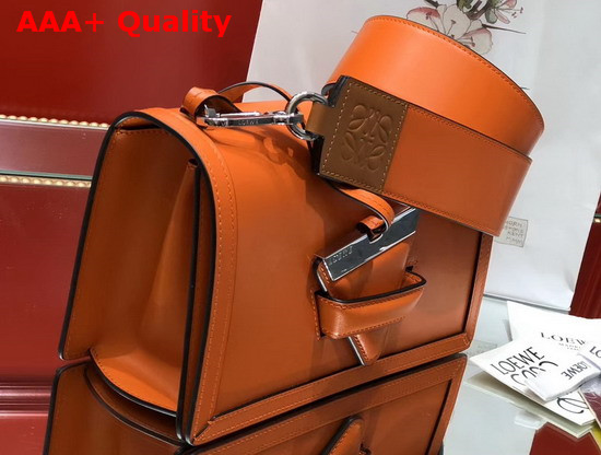 Loewe Barcelona Bag Orange Boxcalf Replica