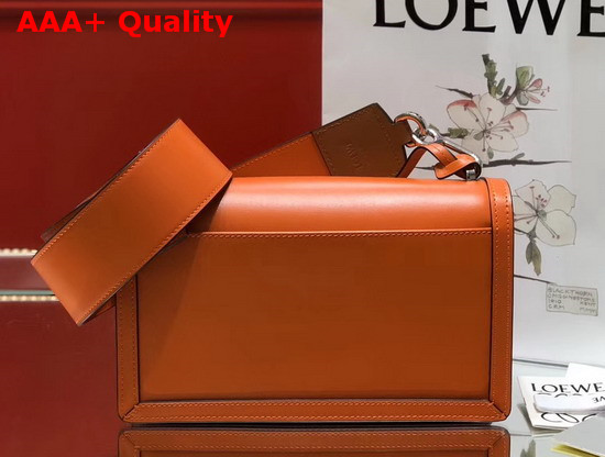 Loewe Barcelona Bag Orange Boxcalf Replica