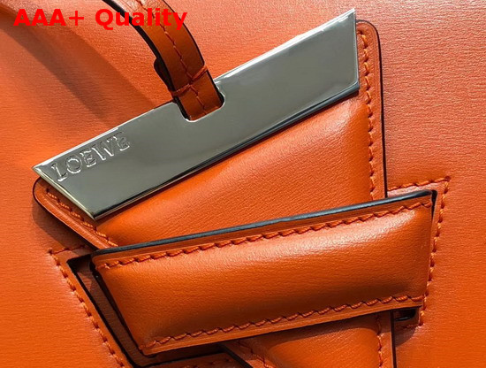 Loewe Barcelona Bag Orange Boxcalf Replica