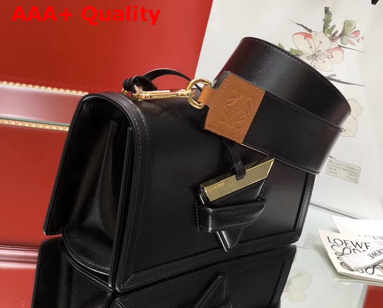 Loewe Barcelona Bag in Black Boxcalf Replica
