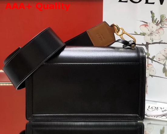 Loewe Barcelona Bag in Black Boxcalf Replica