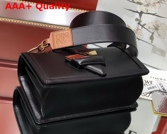 Loewe Barcelona Bag in Black Boxcalf Replica