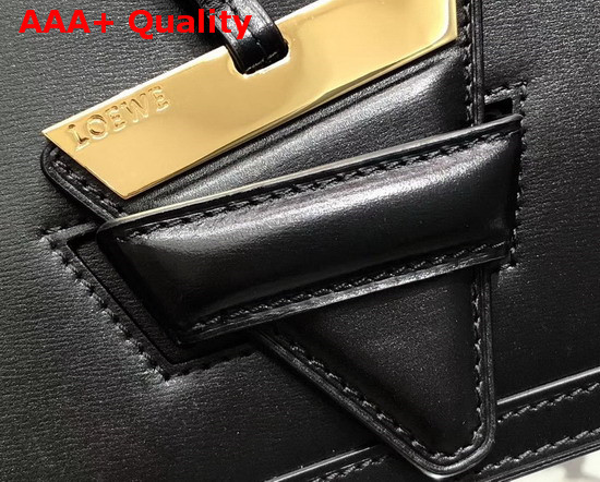 Loewe Barcelona Bag in Black Boxcalf Replica