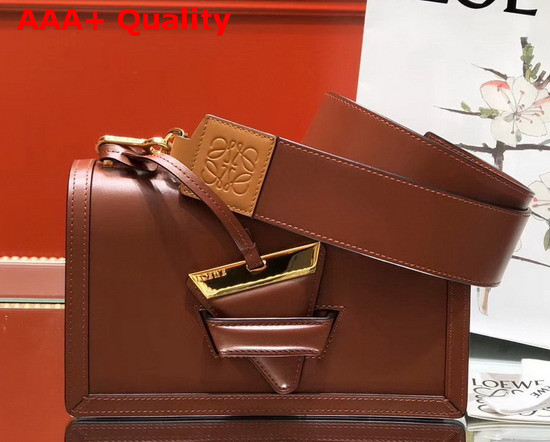 Loewe Barcelona Bag in Tan Boxcalf Replica