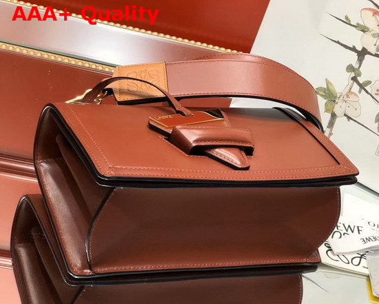 Loewe Barcelona Bag in Tan Boxcalf Replica