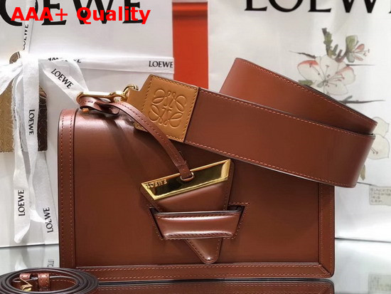 Loewe Barcelona Bag in Tan Boxcalf Replica