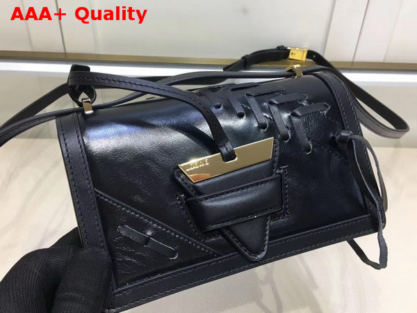 Loewe Barcelona Laced Small Bag Black Calfskin Replica