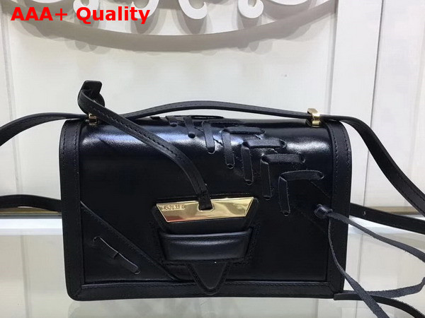 Loewe Barcelona Laced Small Bag Black Calfskin Replica