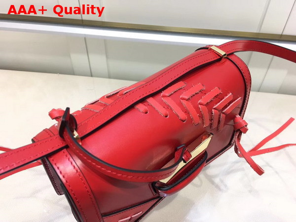 Loewe Barcelona Laced Small Bag Red Calfskin Replica