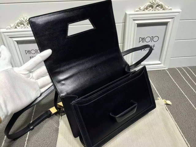 Loewe Barcelona Shoulder Bag Black Calf Leather for Sale