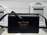 Loewe Barcelona Shoulder Bag Black Calf Leather for Sale