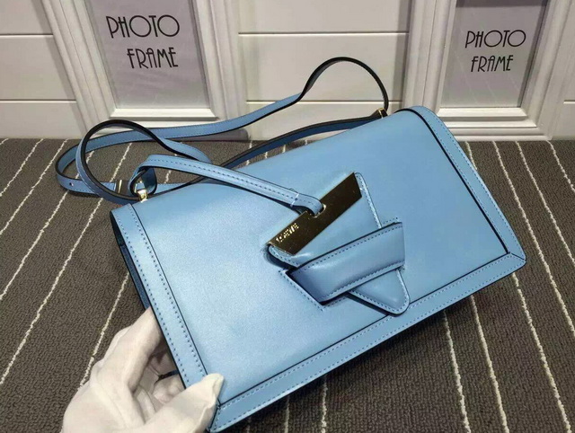 Loewe Barcelona Shoulder Bag Light Blue Calf Leather for Sale