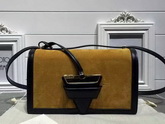 Loewe Barcelona Structured Bag Brown Suede Leather for Sale