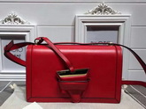 Loewe Barcelona Structured Bag Red Calf Leather for Sale