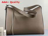 Loewe Berlingo Bag in Grained Calfskin Grey Replica