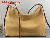 Loewe Berlingo Bag in Nubuck and Calfskin Gold Replica