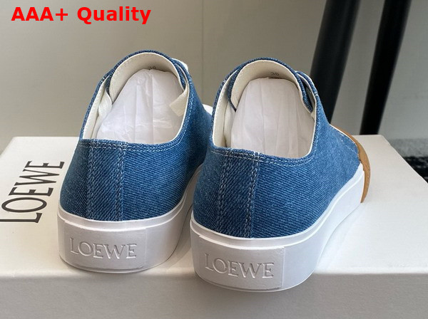 Loewe Bloc Sneaker in Blue Denim Replica