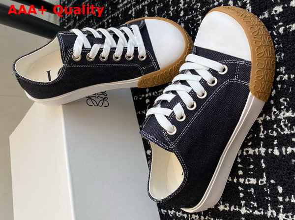 Loewe Bloc Sneaker in Row Denim Replica