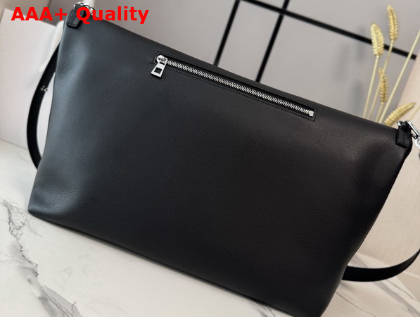 Loewe Bob Folded Tote in Black Shiny Supple Calfskin Replica