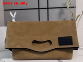 Loewe Bob Folded Tote in Tobacco Suede Replica