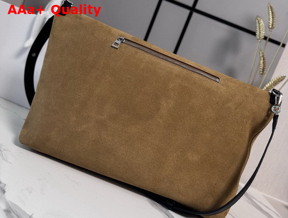 Loewe Bob Folded Tote in Tobacco Suede Replica