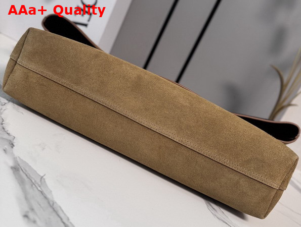 Loewe Bob Folded Tote in Tobacco Suede Replica