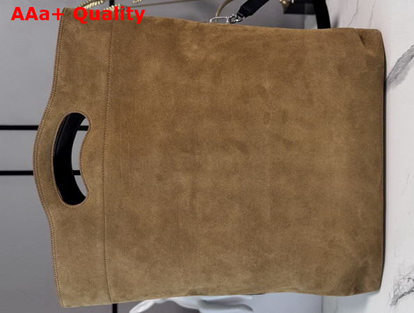 Loewe Bob Folded Tote in Tobacco Suede Replica