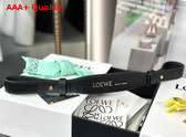 Loewe Branded Short Strap in Black Classic Calfskin Replica