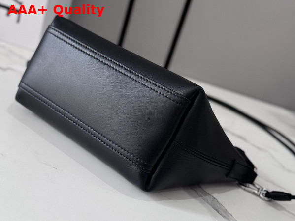 Loewe Cala Mini Bag in Mellow Nappa Lambskin Black and Soft White Replica